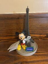 Vintage EPCOT Mickey Mouse Eiffel Tower Composition Figurine Disney Parks 7.25