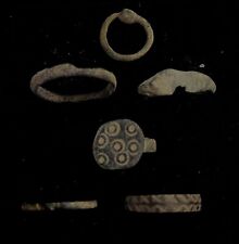 Group Lot Roman Antiquities and Artifacts 6 Nice Quality Roman Greek Rings picture
