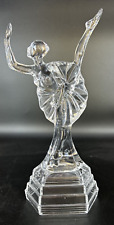 RCR Ballerina Royal Crystal Rock Odette Glass Dancing Figurine of Italy Vtg 10