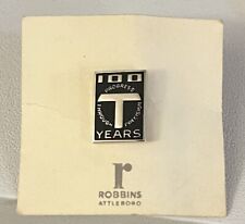 Torrington Company Pin 100 Years Progress Through Precision Vintage picture