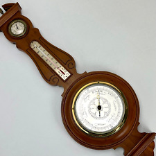 Vintage Airguide Banjo Wall Weather Station Barometer Thermometer Hygrometer USA picture