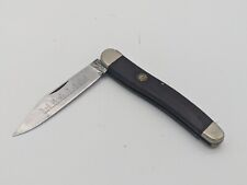 572 Puma Senior German Pocket Knife Dark Brown Wood Handle picture