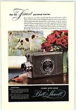 1940s BELL & HOWELL FILMO AUTO LOAD PERSONAL MOVIE CAMERA PRINT AD Z4264 picture