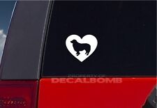 I love my BORDER COLLIE dog heart decal / sticker pet animal breed puppy picture