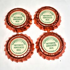 Vintage Milk Bottle Caps Campbell's Dairy Grove City, PA picture