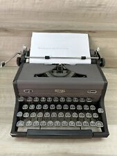 Vintage 1946 Royal Arrow Portable Typewriter C-1775590 Elite Type with Case picture