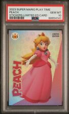 2023 Panini Super Mario Play Time Limited Edition Peach PSA 10 POP 4 picture