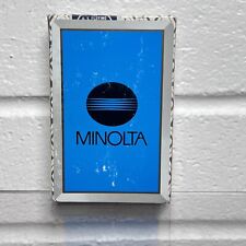 Vintage MINOLTA Camera Promotional Playing Cards Deck Logo SEALED picture