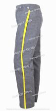 US Civil War CS Grey Trouser With 0.5 Inch Cavalry Yellow Rank Stripe Size 44 picture