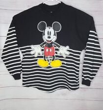 Disney Mickey Mouse Black Spirit Jersey True Origina Long Sleeve  L picture