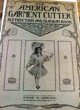 PDF RARE 1900s EDWARDIAN AMERICAN GARMENT CUTTER INSTRUCTION & DIAGRAM BOOK 1905 picture