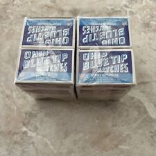 20 Lot Vintage Ohio Blue Tip Strike Anywhere Kitchen Matches Original Plastic picture