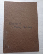 RARE 1913 Elements of Military Sketching 2nd Edition Ltd to 4000 Ft. Leavenworth picture
