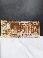 Vintage 1952 New Mexico Land of Enchantment License Plate 245184 picture