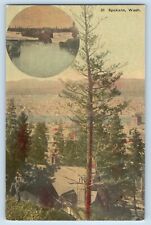 Spokane WA Postcard Soo Line Railroad Pacific Coast Advertising c1910's Antique picture