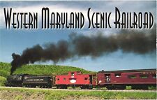 The Baldwin 1916 Steam Locomotive, Western Maryland Scenic Railroad Postcard picture