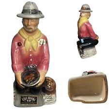 VTG 1969 Ezra Brooks Gold Rush Miner Real Sippin' Bourbon Whiskey Decanter picture
