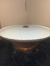Vintage Mid Century Modern Flying Saucer - Ceiling Mounted Light Fixture picture
