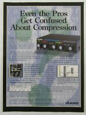 1997 ALESIS CORPORATION Musicians Nano Compressor Magazine Print Ad picture