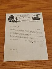1908 Fuller & Johnson Frost Proof Gasoline Engines Letterhead  picture
