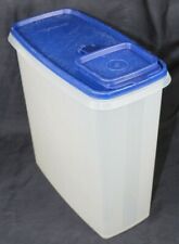 Tupperware Cereal Keeper Sheer Container 1589-7 1588-7 Blue L picture