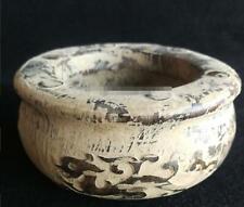 Retro Antique Collection Chinese Old Jade Basin Distressed Jade Ornaments picture