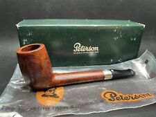 Peterson Limerick Unsmoked Canadian Shape Irish Estate Pipe Nickel Band picture