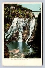 Ithaca NY-New York, Ithaca Falls, Antique Vintage Souvenir Postcard picture