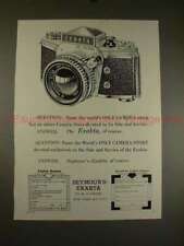 1969 Exakta VX 1000 Camera Ad - Entire Store Dedicated picture