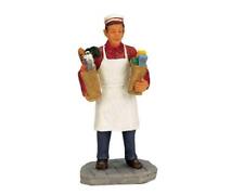 Lemax 2001 Grocery Boy Village Collection #12485-A Delivery Services Local Fresh picture
