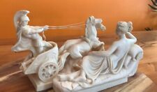 A. Santini classic figures, Ben Hur, Paolina Bonaparte, powdered marble picture