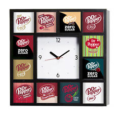 Dr. Pepper Flavors Cherry Vanilla Cream Diet Variety Pack Clock with 12 pictures picture