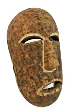Antique African Ngbaka Hand-Carved Wooden Dance Mask Northwest Congo c. 1900-20s picture