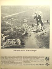 VEPCO Reston VA Industrial Ctr Benson Aircraft Gyrocopter Vintage Print Ad 1965 picture