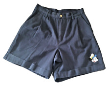 Mickey Unlimited Disney Jerry Leigh Shorts Juniors Size 9 Navy Cuffed Vintage picture
