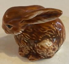 Goebel W. Germany Bunny Rabbit Figurine Brown Easter Bunny Vintage picture