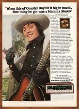 1975 Marantz Stereo Vintage Print Ad/Poster 70s Country Music Man Cave Wall Art picture