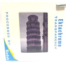 Vintage Kodak Ektachrome 35mm Slide Photo *RARE Italy Leaning Tower of Pisa 1970 picture