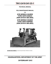 3,968 Page 2012 Caterpillar D7R Series II Dozer Winch Ripper Field Manual on CD picture