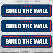 3x Trump Build The Wall stickers president election America finish 2020 MAGA  picture