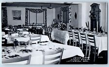 Jefferson Wisconsin WI Postcard RPPC Photo Serra Home Dining Room c1940's picture