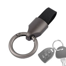 Leather Key Chain Metal Men NewCar Ring Keyfob Keychain Keyring Gift  picture