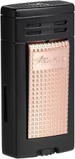 Xikar® Ion Double-Jet Flame Cigar Lighter, Lifetime Warranty, Black & Rose Gold picture