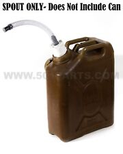 Military Fuel and Jerry Can Spout - Multi-Fuel 3/4 Inch Hose with Filter picture