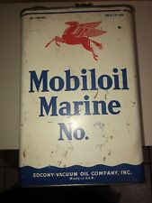 Mobiloil Marine #3 Socony Vacuum One Gallon. Can-Rare picture