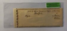  Early 1800's UNC check from U.S.B. Office Of DiscountDeposit New-York, New York picture