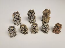 LION Resin Figurine Lot 8 Happy Whimsical Nature King Of The Jungle Zodiac Leo picture