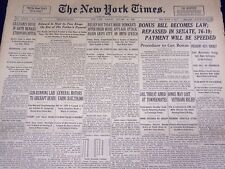 1936 JAN 28 NEW YORK TIMES - EDWARD IS HOST TO 5 KINGS EVE OF FUNERAL - NT 1854 picture