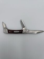 Vintage U.S.A. BUCK  703 Three Blade Folding Pocket Knife 1989 picture