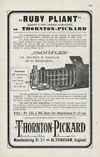 Antique Thornton Pickard Camera Print Ad Rare Original d picture